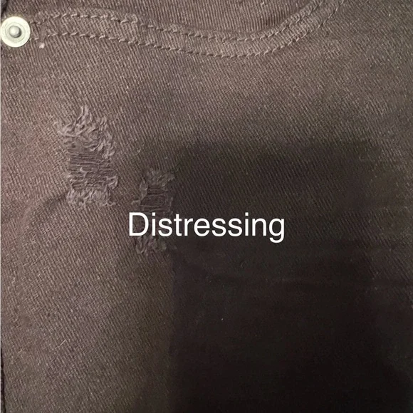 Highway Jeans Women's Black Distressed Denim Daisy Dukes Shorts NWT 22 #1845 - Picture 6 of 7